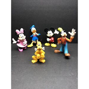 Disney Just Play Figurine Figure‎ Toy Topper 2.5 in. Lot Of 5 Characters